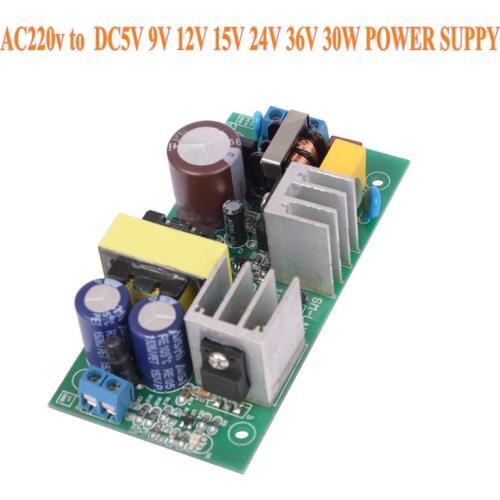 AC-DC 220V TO 5V 9V 12V 15V 24V 36V 30W Power supply Isolated switch power supply module 220 to 5v board GPN30E X8721