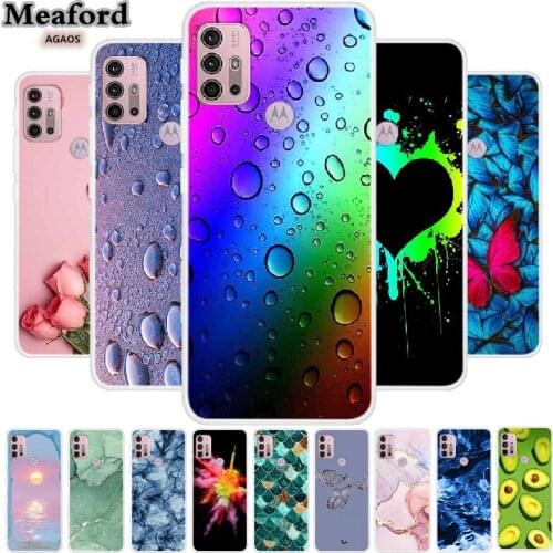 For Moto G30 Case Silicone Clear TPU Bumper Soft Phone Case For Motorola Moto G60 G100 G30 Case Moto G 5G G 30 Protective Fundas