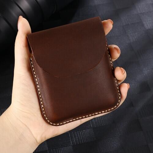 Smartphone Case Belt Clip Mobile Phone Bag Holster Genuine Leather Case For Samsung Galaxy Z Flip3 5G Cover Phone waist Bag