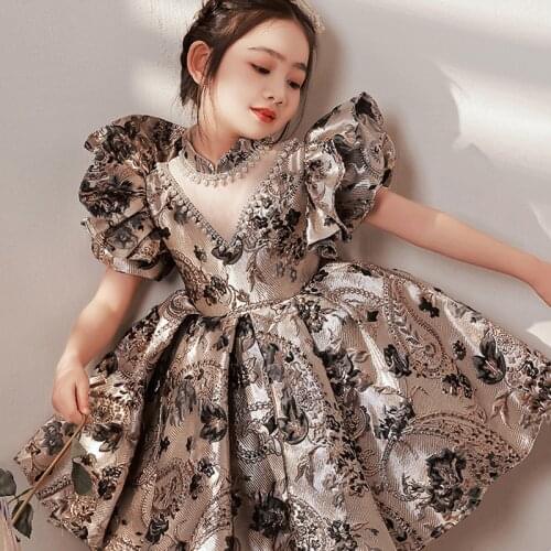 Baby Dress applique Lace Flower Christening Gown Baptism Clothes Newborn Kids Girls Birthday Princess Infant Party Costume