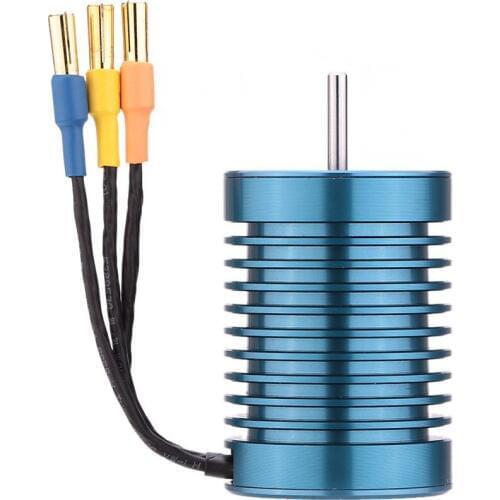 EBOYU(TM) 3650 3930KV 4P Sensorless Brushless Motor for 1/10 RC Racing Car Off-Road Truck