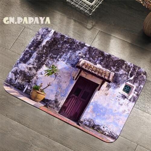 Chinese house Carpets Farmhouse decor landscape Bathroom Floor Mats Toilet Rugs Kitchen Area Rug Pads Absorbent Front Door Mat