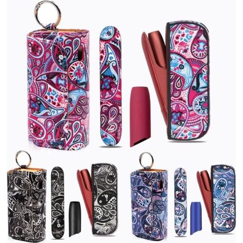 Flower 1 Holder 1 Soft Case 1 Side Cover 1 Cap For IQOS 3 Duo Holder Pouch For IQOS 3.0 Carrying Case Protective Accessories