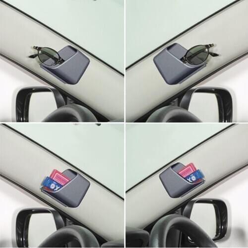 2021 New 1 Pair Black Universal Car Auto Accessories Glasses Organizer Storage Box Holder