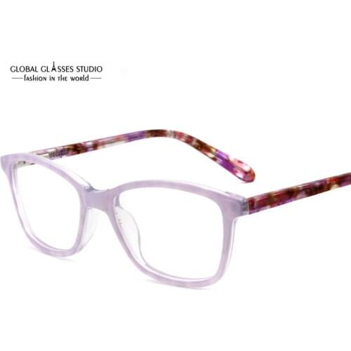 Girl New Design kids&Students Fashion Pink With Printing design Optical Glasses Student frame Eyeglasses G120