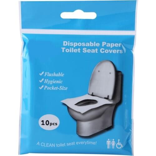 Dissolvable Water Disposable Toilet Cushion Custom 10-piece Portable Toilet Cushion Disposable Toilet Seat Cushion Paper