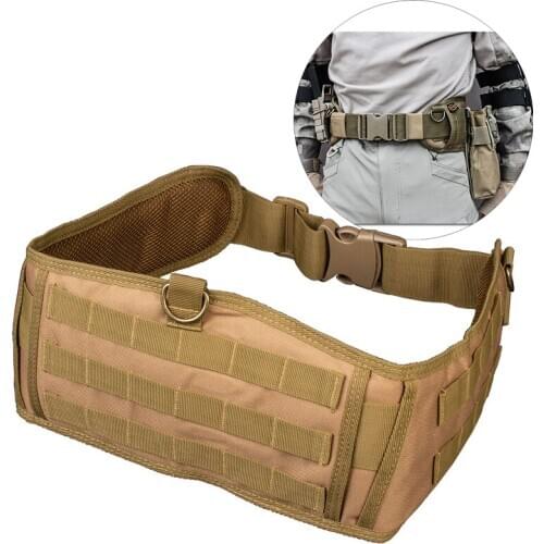Outdoor Nylon Tactical Army Military Equipment Airsoft Molle Waist Combat Battle Load Bearing Patrol Belt Cummerbunds Waistband