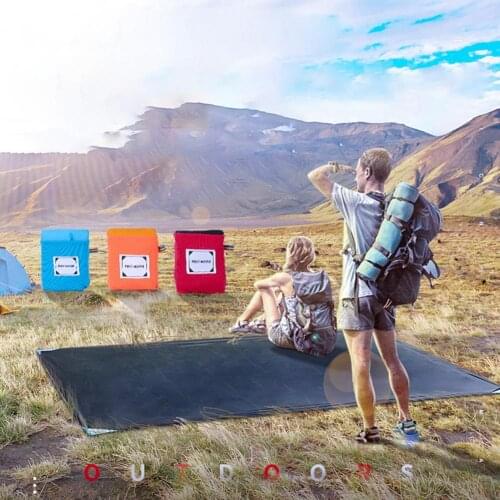 150*110cm Portable Lightweight Picnic Mat Pocket Blanket Waterproof Outdoor Travel Camping Beach Blanket Tent Sleeping Mat