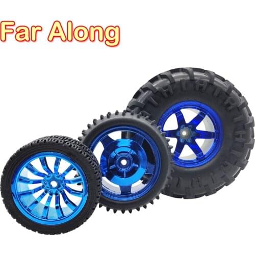 Diameter 65MM/85MM/130MM toy car rubber wheels Use For DIY Toy Car Or Micro Motor