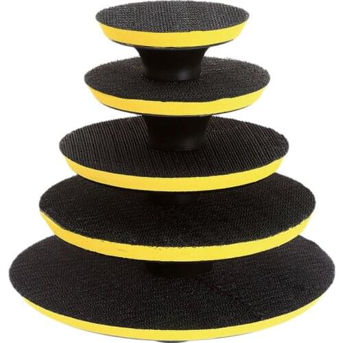 DRELD 1PC Backing Buffing Polishing Pad Backer Plate Angle Grinder Wheel Sander Paper Disc Car Polishing Tools 3' 4' 5' 6' 7