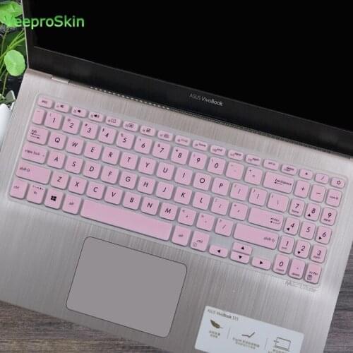 For ASUS VivoBook X509FB X509FJ X509f X509FA X509FL X509UA X509 FB FJ F FA UA FL X 509 15.6 inch Silicone Keyboard Cover Skin