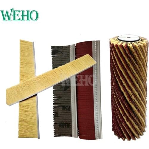WEHO 1 Meter Gauze Sisal Strip Brush Sandcloth Replaceable Woodworking Furniture Groove Line Polishing Machine