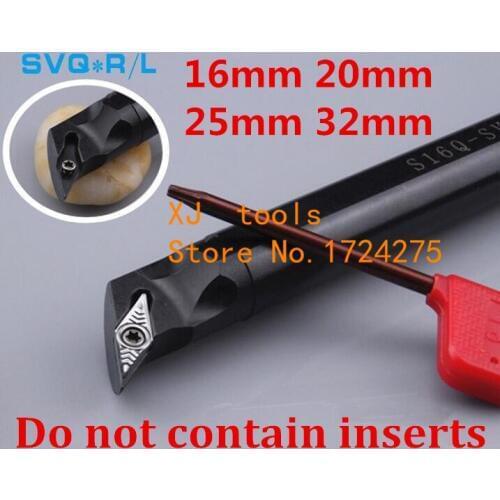 1PCS 16mm 20mm 25mm 32mm SVQCR11 SVQCR16 SVQCL11 SVQCL16 SVQBR11 SVQBR16 SVQBL16 the Right/Left Hand CNC Turning Lathe tools
