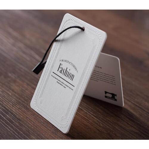 Custom Brand Name Matte Lamination Offset Printed Paper Card Booklet Tags for Product Instructions