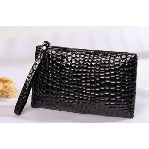 2021 Clutch Women Wallets Long Crocodile Pattern Style Card Holder Female Purse Double Zippers Large Capacity Wallet For Ladies