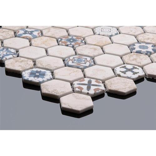 Mosaic tiles for kitchen and bathroom walls