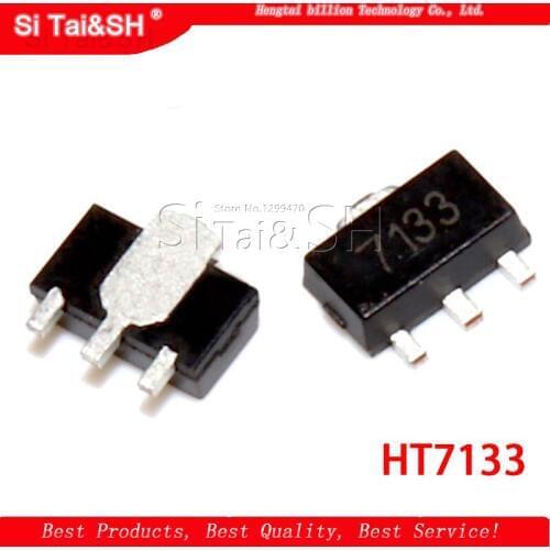 10PCS HT7133A-1 SOT89 HT7133A SOT HT7133 SMD HT7133-1 SOT-89 7133-1 new and original IC