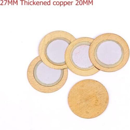 10Pcs/lot 27MM Thickened copper piezoelectric Buzzer Ceramic 20MM alarm buzzer,Piezo Ceramic buzzers speaker for DIY repair