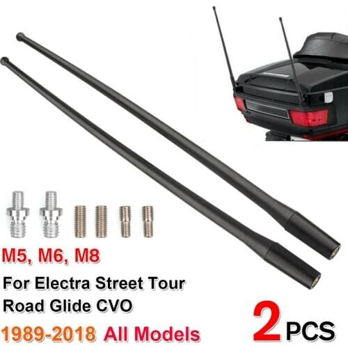 13 Inch High Quality Motorcycle Refit Antenna Mast For Davidson 1989-2018 Electra Tour Glide Road