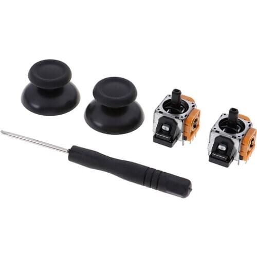 2/5pcs 3D Analog Joystick Sensor Module Potentiometer & Thumb Stick for Sony PlayStation 4 PS4 Pro Slim Controller Repair Part