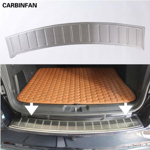 304 Stainless steel Rear Bumper Protector Sill Plate Cover trim 1P for 2012 2013 Fiat Freemont