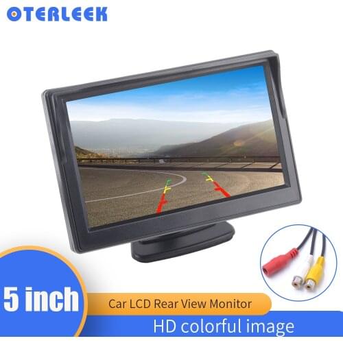 5 Inch Color TFT LCD HD Digital Panel Auto Car Rearview Monitor Backup Parking Vehicle Rear View Monitor for Reverse Cameras