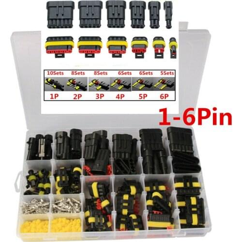708Pcs Car Sealed Electrical Wire Cable Connectors Plug Terminals Kit Waterproof