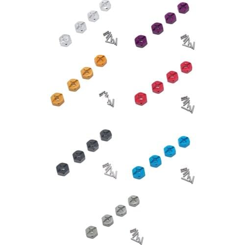 4pcs Wheel Hex Hubs Adapter for Wltoys 1/14 14400 RC Car 124019] K929 RC Parts