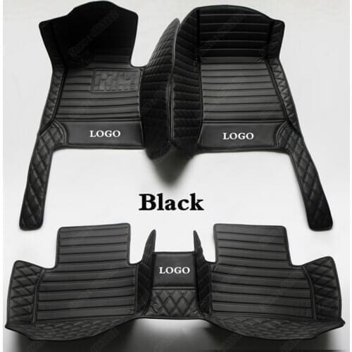 Car Floor Mats for Nissan Sentra X-Trail Murano GT-R Kicks Rogue Sport Qashqai J10 Patrol Teana J31 J32 Auto Carpet Cover Black