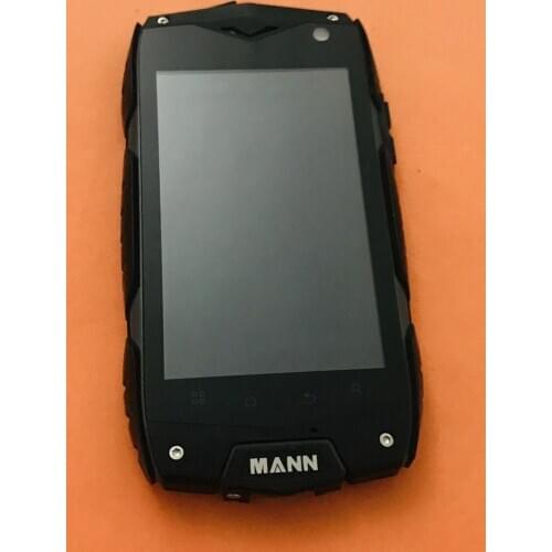 Used Original LCD Display+ Touch screen + Frame for MANN A18 Free shipping