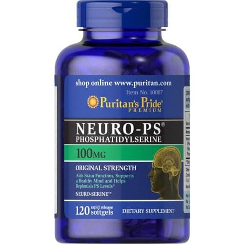 Free Shipping Neuro-PS Phosphatidylserine 100 Mg 120 Pcs