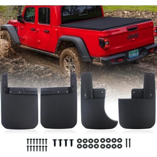 Mud Flaps Mudguards Car Front Rear Splash Guards Fender Protector Exterior Parts for Jeep Gladiator 2020