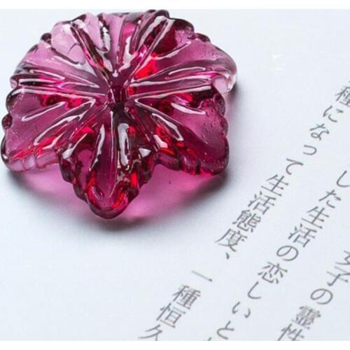 WEIYU 10pcs 24mm Colorful Lampwork Charm Beads Crystal Snowflake Flower Glass Beads Handmade Necklace Earring DIY Jewelry Making