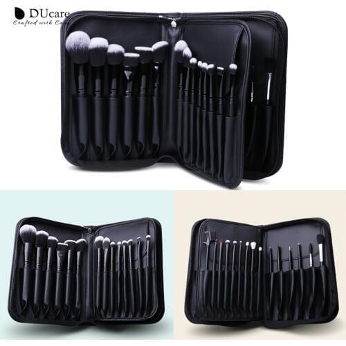 DUcare Cosmetic Bag Makeup Brush Case Professional Beauty Container Storage Big Cosmetic Organizer Travel Makeup Pouch