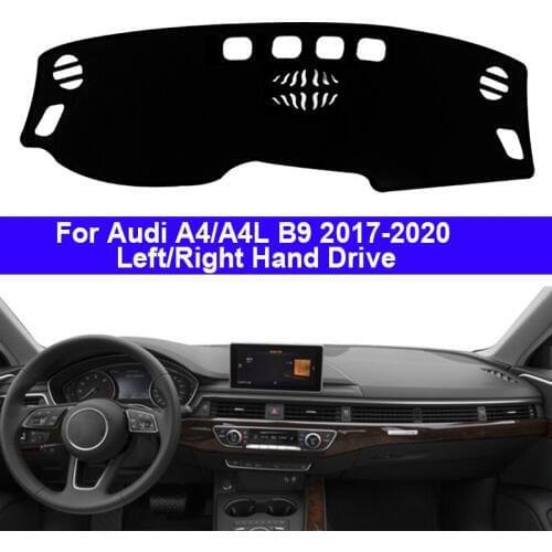 2 Layers Car Dashboard Cover Dash Mat Carpet Cape For Audi A4 A4L B9 2017 2018 2019 2020 LHD RHD Auto Sunshade Anti-dirty
