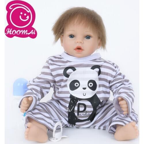 Exclusive Bebe Reborn Doll Soft Silicone Cotton Body Lifelike Realistic Baby Toy 45CM Cute Doll For Kids Christmas Gifts 18 Inch