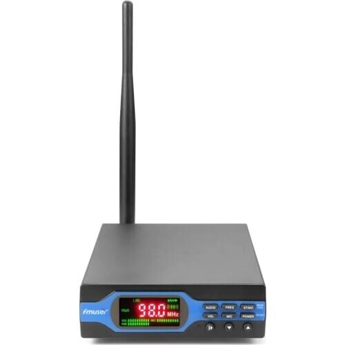 FU-X01CK 1W Radio Wrieless broadcast audio FM transmitter Bluetooth MP3 + antnena A KIT Cover 300ft-1000ft for Church, Car
