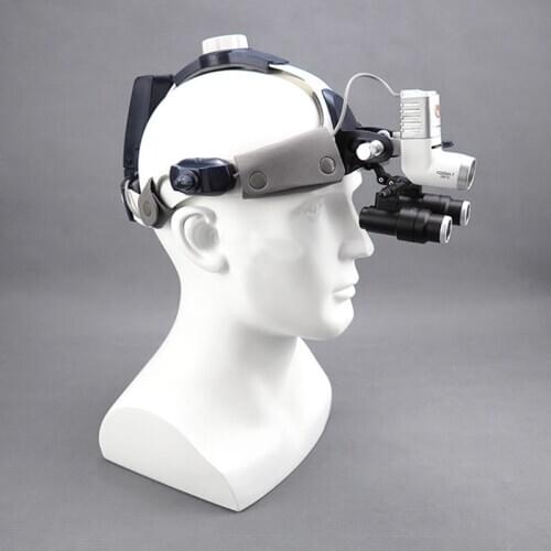 Surgical Medical Headlight 5WLED Headlamp HeadLight Lam+4/5/6.0X Dental Loupes Binocular Magnifier Plastic Surgery Pets