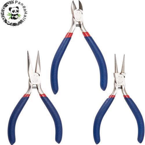 Jewellery DIY Making Tools Pliers,Side-Cutting Short Chain-Nose Round Nose Plier Japanese Imported Steel Tool for jewelry making