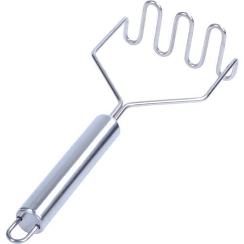 Quality Stainless Steel Potato Masher Great for making Mashed Potato, Guacamole, Egg Salad, Banana Bread