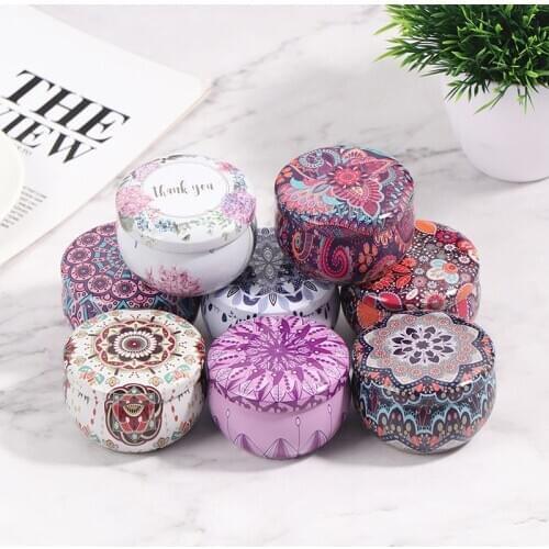 Drum-shaped Jewelry Candy Cookie Box Festive Party Supplies Rose Tea Pot Tin Box Small Fresh Home Garden Personality Jewelry Box
