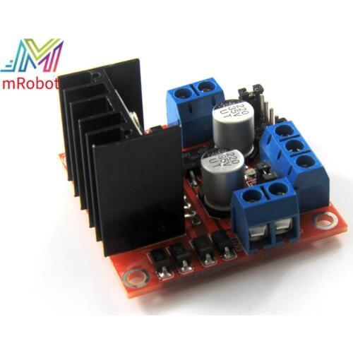 L298N Driver Board Module Stepper Motor Smart Car Robot Breadboard Peltier High Power L298 DC Motor Driver for Arduino