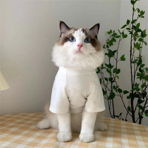 Fashion Pet Dog Summer T-shirt Vest Puppy Clothes Costume For Small Medium Dogs French Bulldog Pug Schnauzer Corgi GKC74