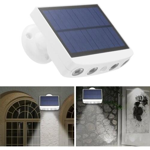 Solar Wall Lamp LED Infrared IR Light for Security Camera Outdoor IP65 Waterproof PIR Motion Sensor Lights Garden Yard Garage