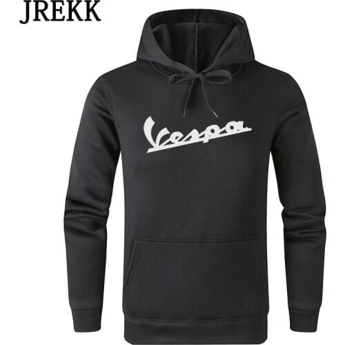 2020 Spring New Men Hooded Clothing 100% Cotton Vespa Hoodies Sweatshirts Motorcycle Casual Winter Jackets Pullover C108