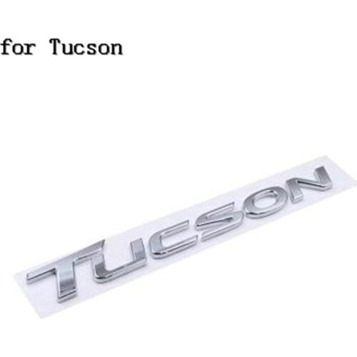 Original ABS car trunk tailgate trunk box 3D car logo English alphabet word LOGO labeling For Hyundai Tucson 2015-2018