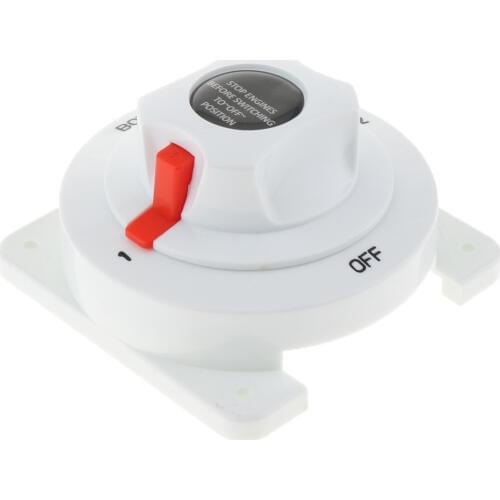 Dual Battery Selector Switch 3 Position Maximum 300 A For RV Marine Boat