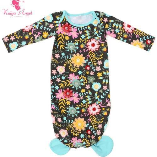 Mermaid Sleep Sack Floral Spring Baby Gown 2017 New Little Mermaid Gown Newborn Sleeper Infant Sleeping Gown Wholesale