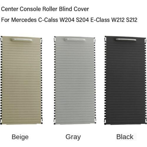 Car Inner Indoor Center Console Cover Cup Holder Roller Blind For Mercedes C Calss W204 S204 E Class W212 S212 Drink Tray