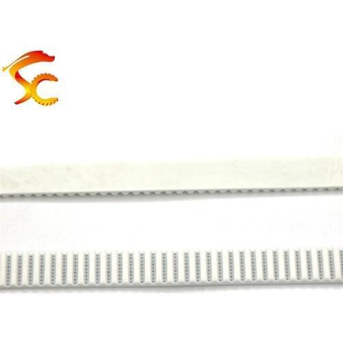 5Meters 3GT 9mm timing belt Width 9mm Polyurethane with steel core PU 3GT Open belt Color White for Engraving Laser CNC
